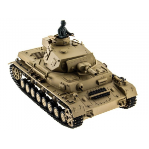 1:16 Танк Heng Long DAK Pz. Panzerkampfwagen IV Ausf F-1 V6.0S - 3858-1, 2.4Ghz